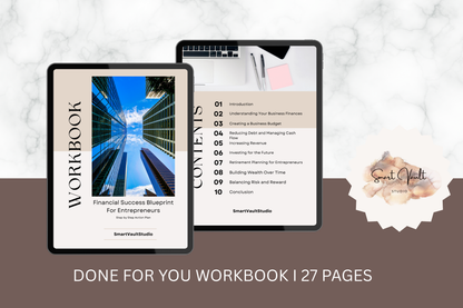 Financial Success Blueprint for Entrepreneurs - Workbook