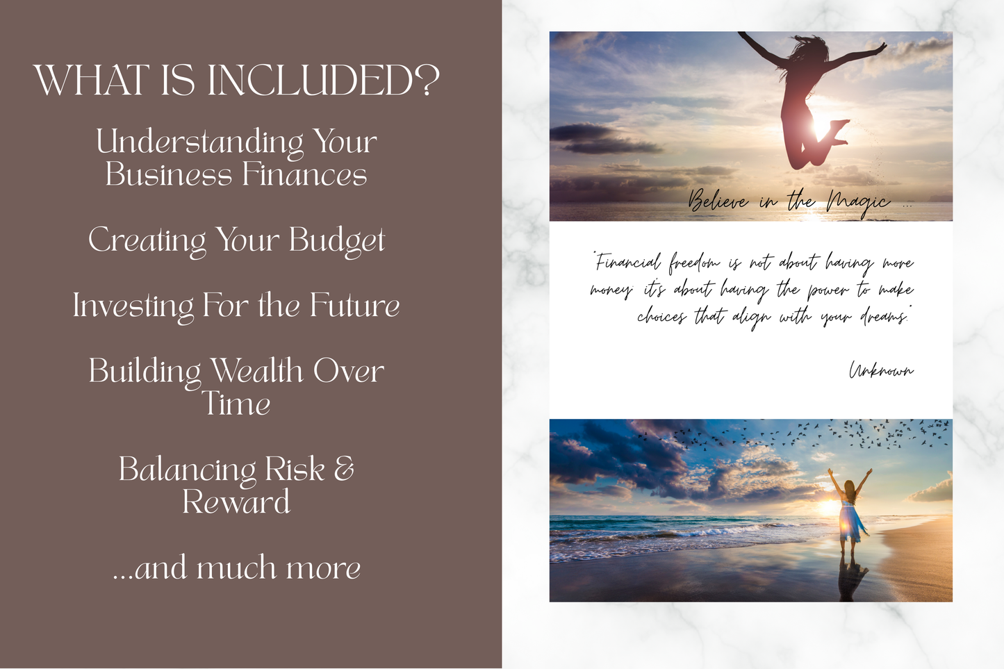 Financial Success Blueprint for Entrepreneurs - Workbook
