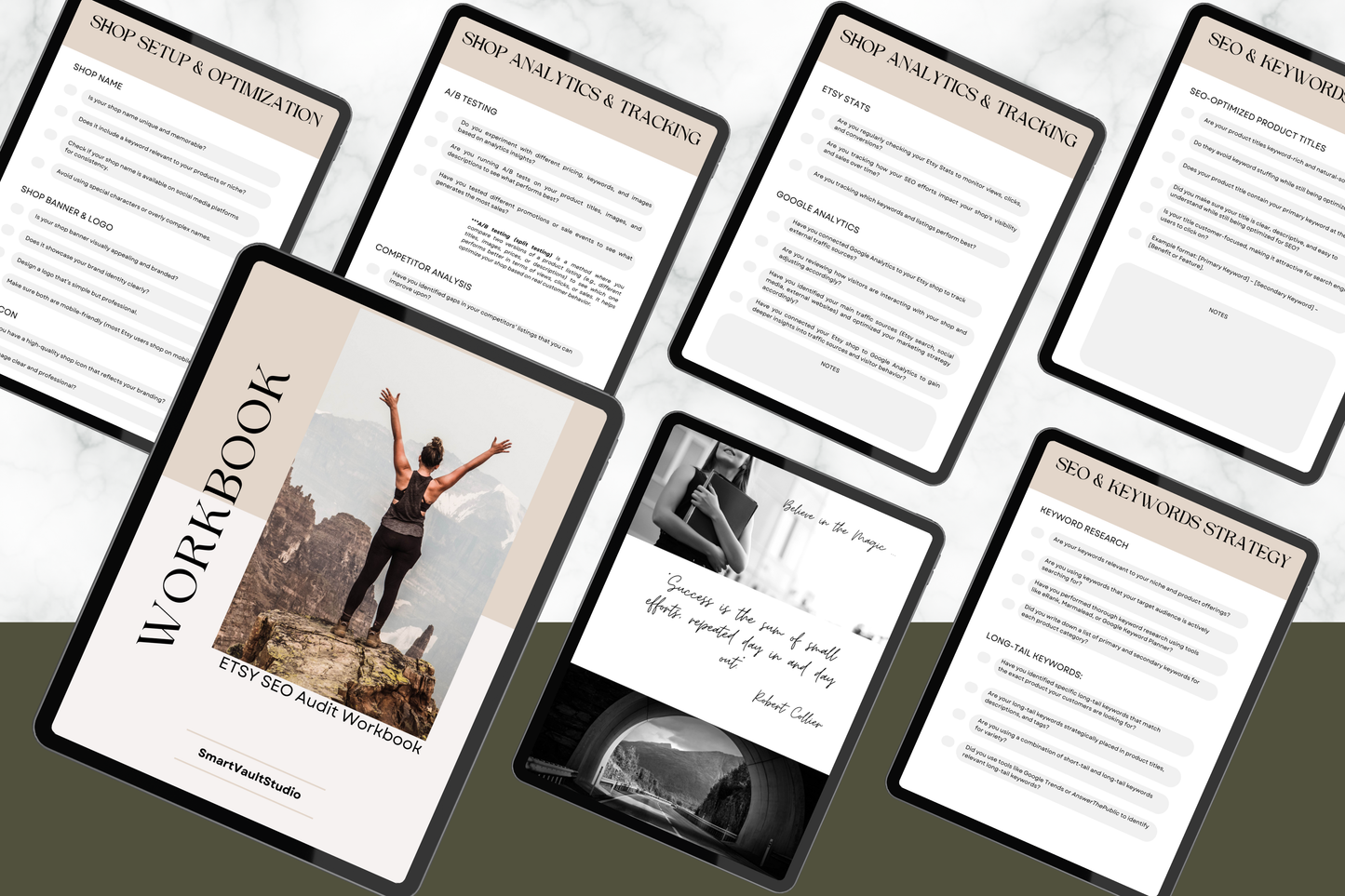 Etsy SEO Audit Workbook