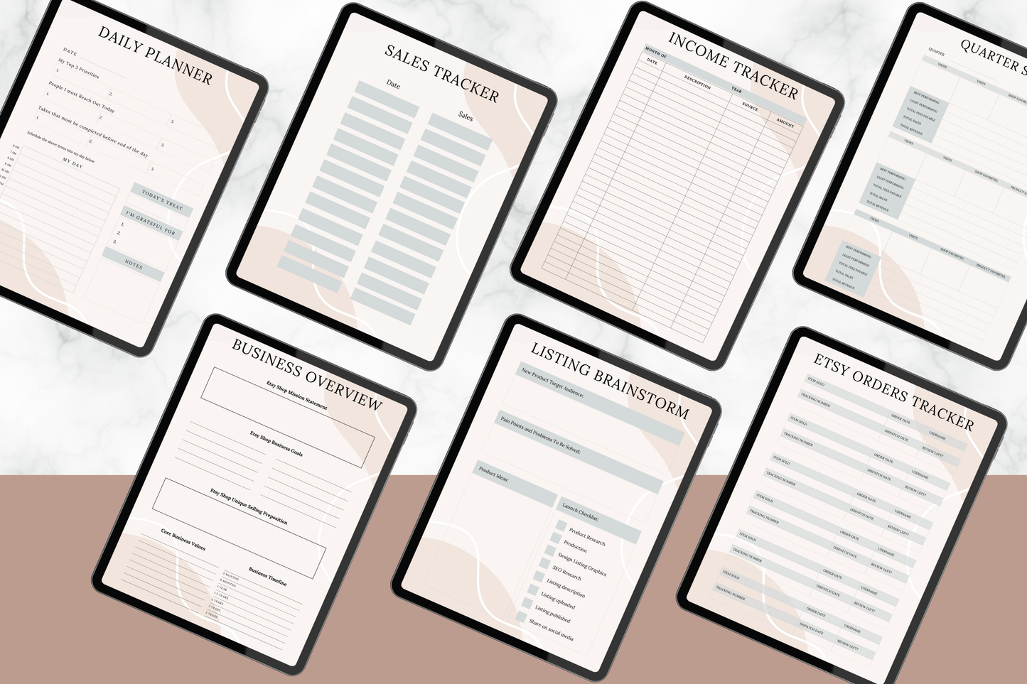 Etsy Shop Planner