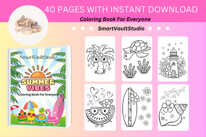Summer Coloring Book