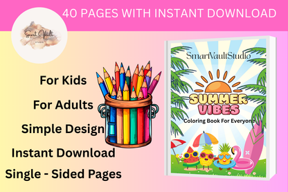 Summer Coloring Book