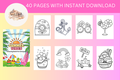 Summer Coloring Book